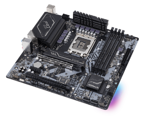 PLACA ASROCK B660M PRO RS, LGA 1700, DDR4 4800MHZ (OC), M.2 (PCIE GEN4 X4), 1 PCIE 4.0. - Imagen 4