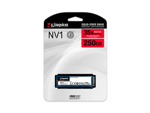 Unidad en estado solido Kingston NV2 NVMe PCIe 4.0 250GB (SNV2S/250G)