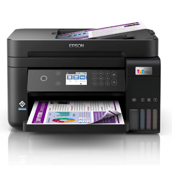 Impresora Multifuncional Epson EcoTank L6270, Imprime/Escanea/Copia/LAN/Wi-Fi
