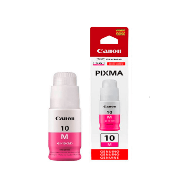 Botella de tinta CANON GI10 Color Magenta, 70 ml.