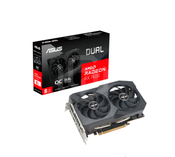 Tarjeta de video ASUS Radeon RX 7600 8GB GDDR6 / PCI-E 4.0