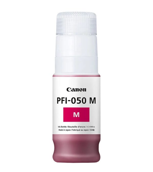 Botella de tinta CANON PFI-050 Color Magenta, 70ml.
