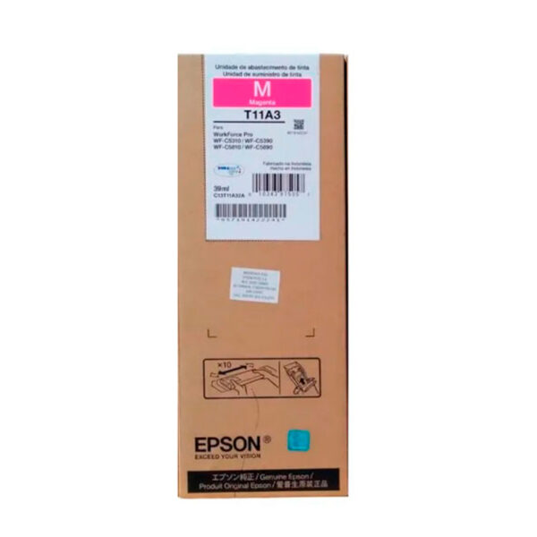 Bolsa de tinta EPSON T11A320-AL Color Magenta, 39 ml.