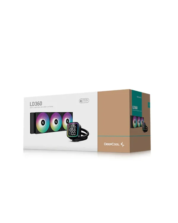 REFRIGERACION LIQUIDA DEEPCOOL LD360, PANTALLA, ARGB