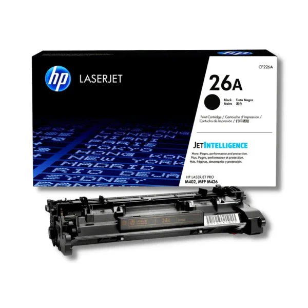 Cartucho original de tóner negro LaserJet HP 26A