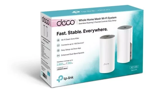 Deco E4-2 Tp Link - Sistema Wifi Mesh Para La Casa Dual Band