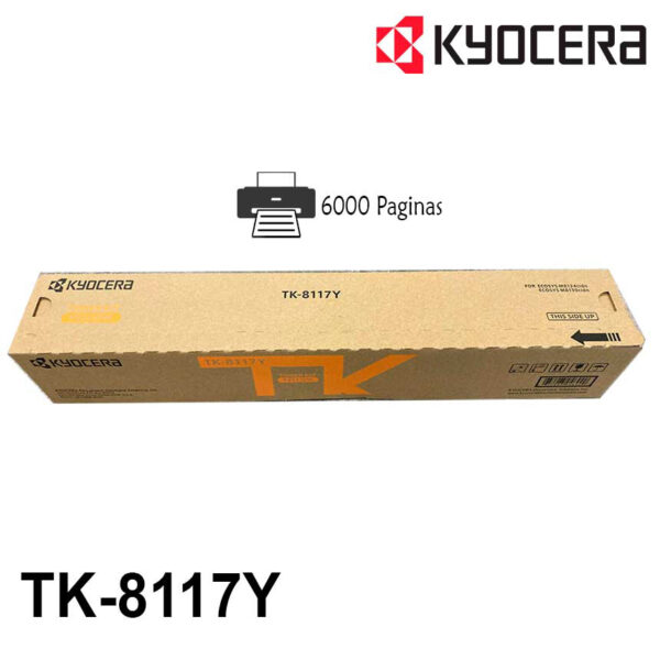 Toner Kyocera TK-8117 Color Amarillo
