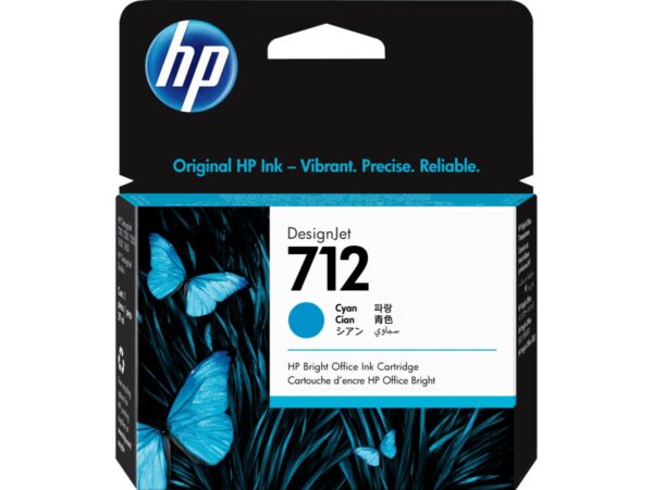 Cartucho de tinta cian HP 712 (29 ml)